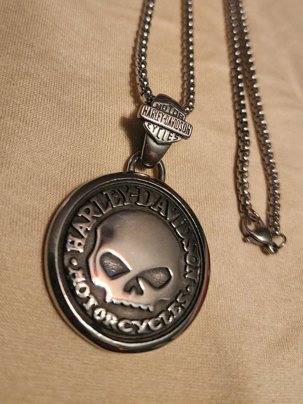 Harley-Davidson Pendants and chain stainless steel